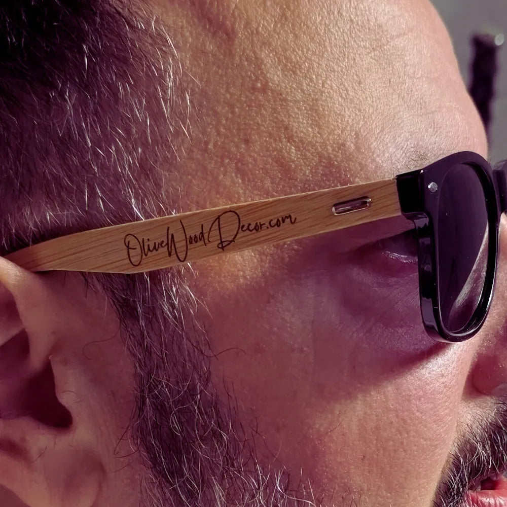 Olive Wood Decor Sunglasses
