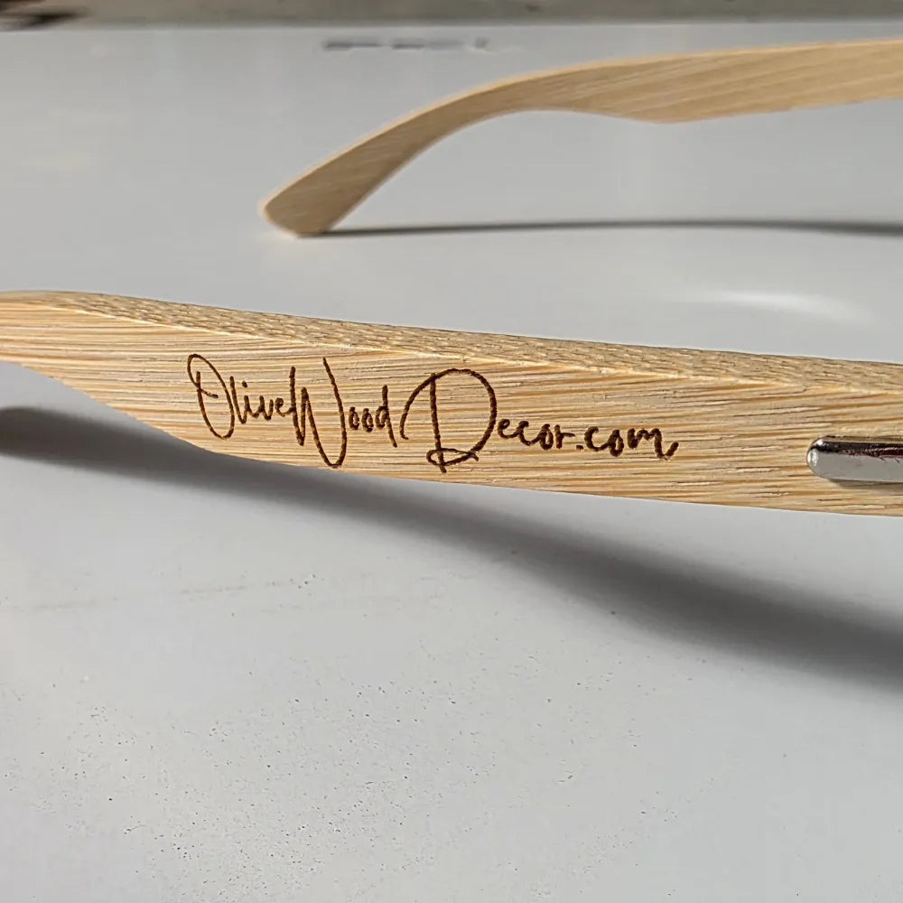 Olive Wood Decor Sunglasses