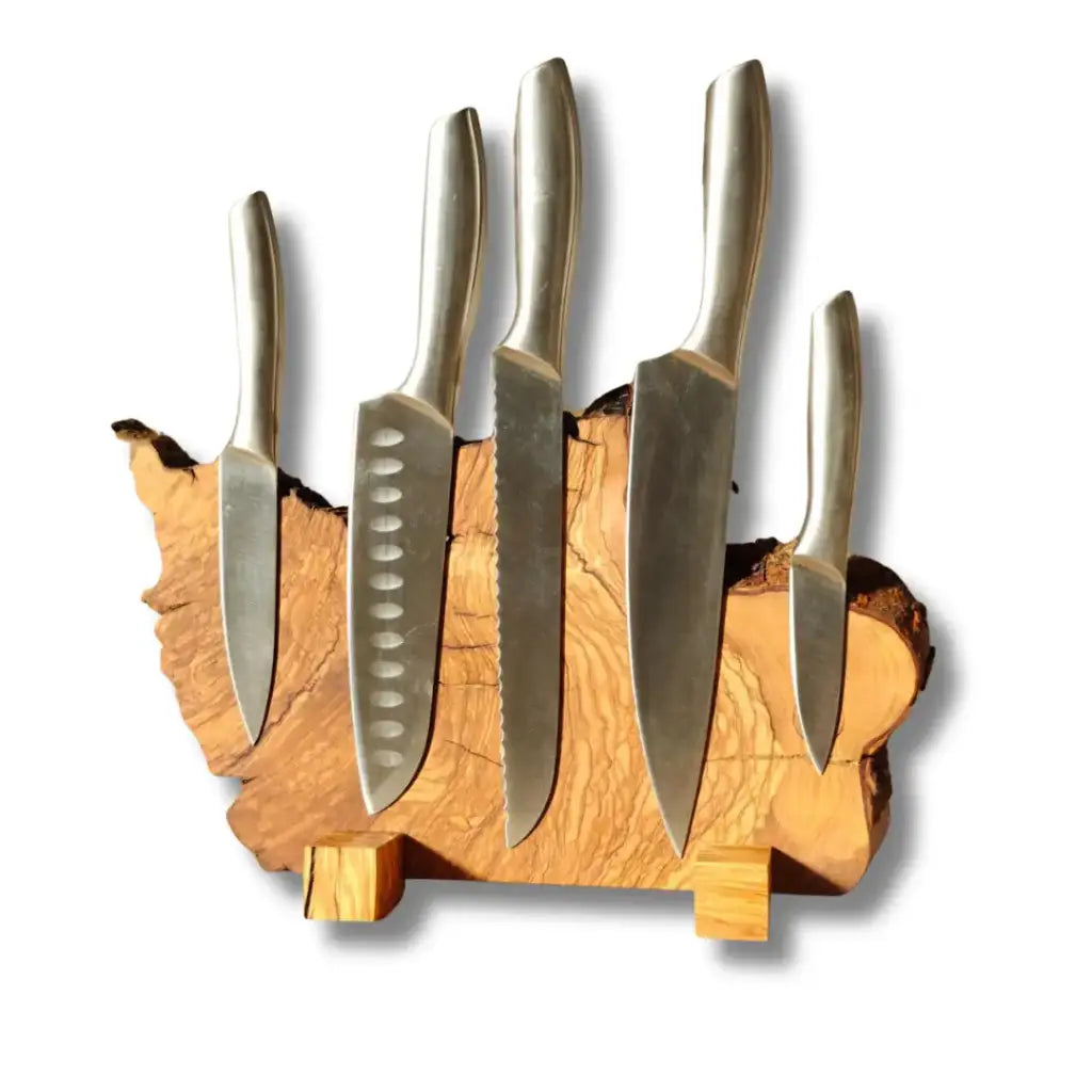 Live-Edge Magnetic Knife Holder