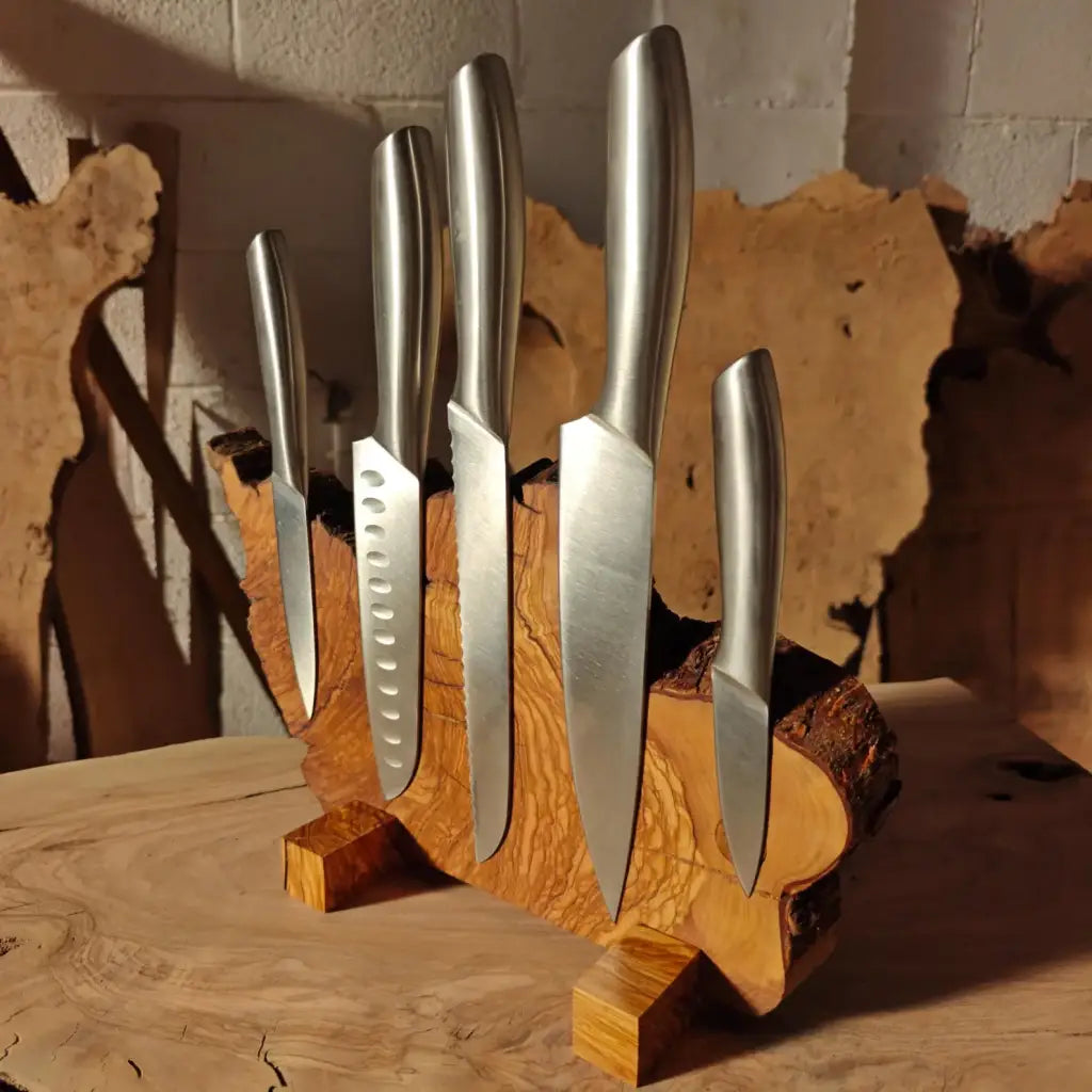 Live-Edge Magnetic Knife Holder