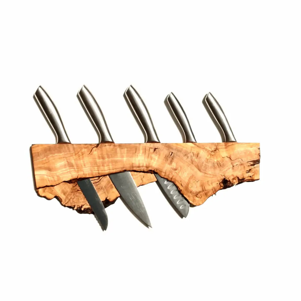 Live-Edge Slot Knife Holder